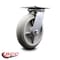 Service Caster 8 Inch Heavy Duty Top Plate Thermoplastic Swivel Caster with Roller Bearing SCC SCC-35S820-TPRRD - alternate 2